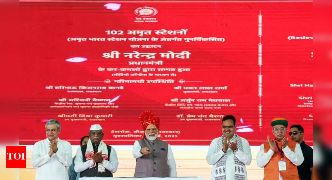 PM Modi Inaugurates 19 Revamped Railway Stations in Uttar Pradesh
