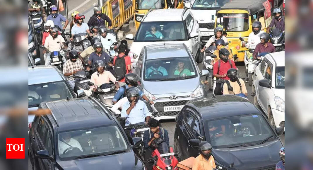 Chennai: Traffic Congestion Worsens Along Key Roadways