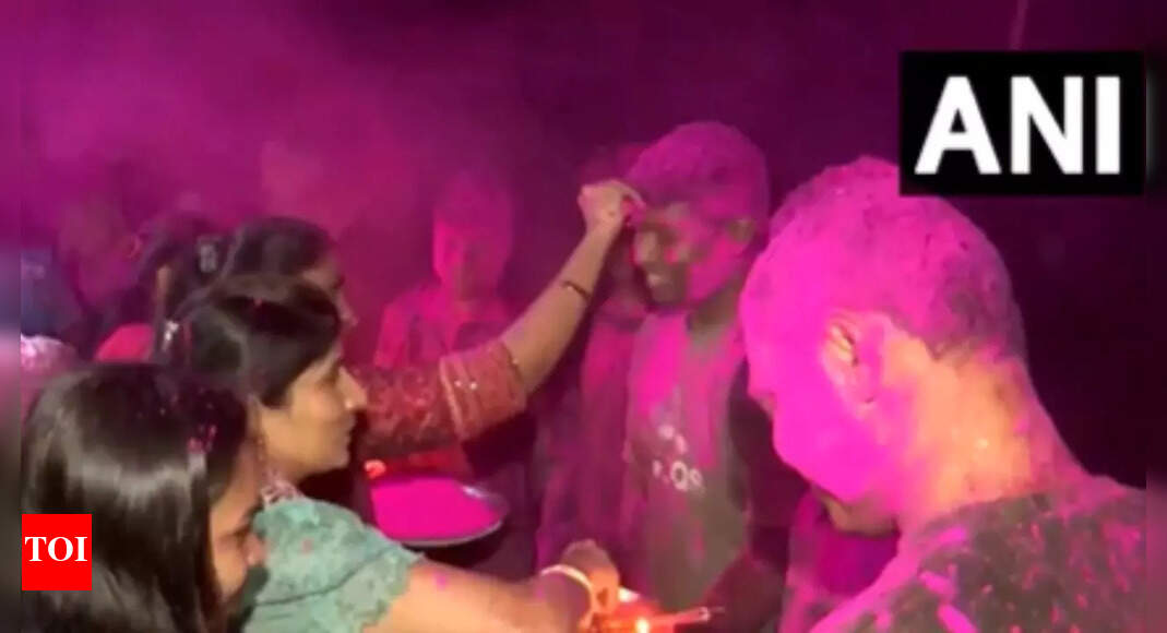 How DRG jawans celebrated after killing top Maoist leader Basavaraju; watch