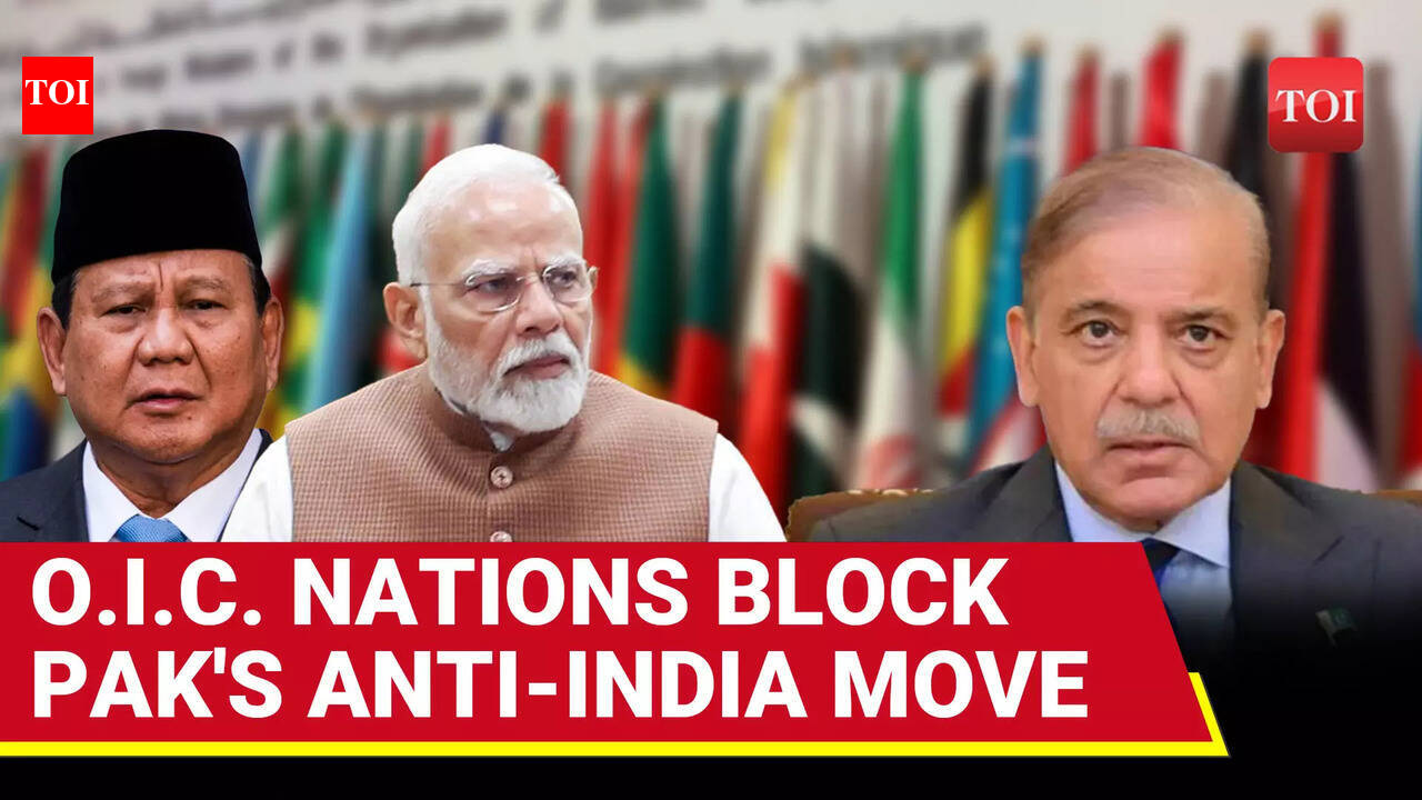 Indonesia, Bahrain, Egypt SNUB Pak; Block Anti-India Move At OIC Over ...