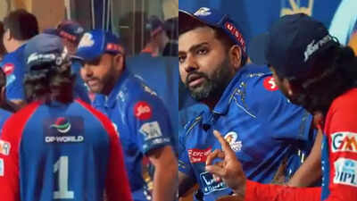 Rohit Sharma and KL Rahul (Image credit: BCCI/IPL) Rohit Sharma and KL Rahul's intense post-match chat leaves fans guessing - WATCH