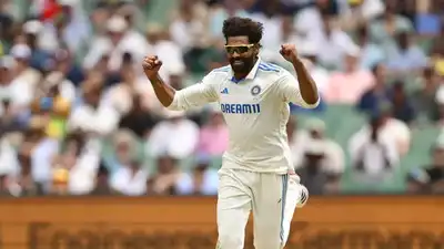 Rivaba Jadeja (AFP Photo) Rivaba Jadeja reacts to Ravindra Jadeja’s record-breaking milestone