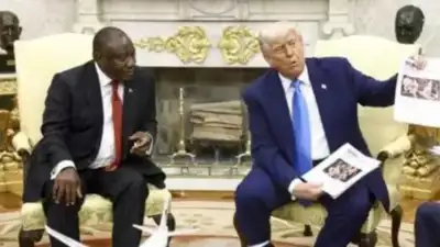 Trump shows photo from Congo to support his 'white genocide in South Africa' charge