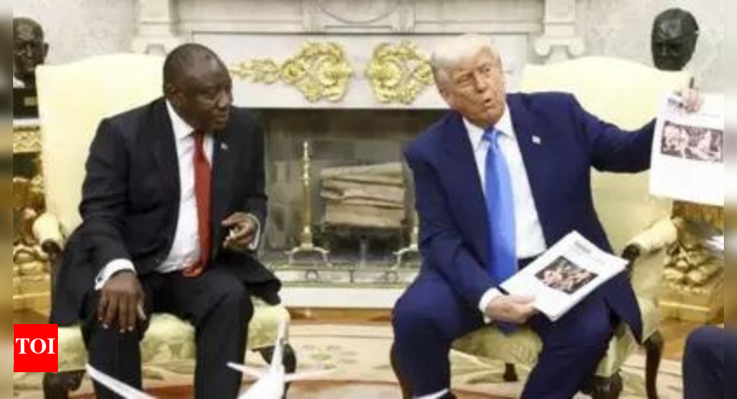 Trump shows photo from Congo to back his 'white genocide in South Africa' charge