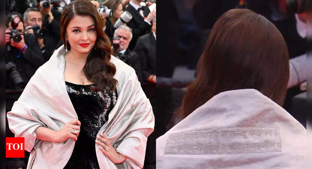 Aishwarya’s Cannes shawl featured a powerful message from Gita