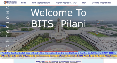 BITSAT 2025 Session 1 admit card released: Exams scheduled from May 26 to 30 – Times of India