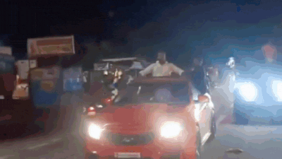 Cars, music, victory sign and more: Released on bail, gang-rape accused in Karnataka's Haveri given hero’s welcome