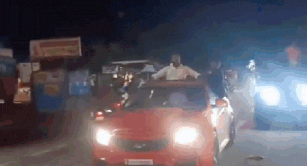 Cars, music, victory sign: Released on bail, gang-rape accused given hero’s welcome