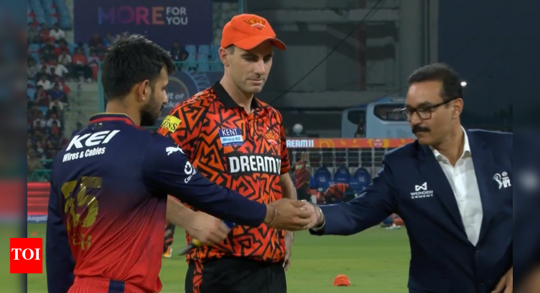 IPL 2025 Live: RCB wins the toss and opts to bowl against SRH