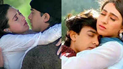 When Karisma Kapoor spoke about her intense kissing scene with Aamir Khan in 'Raja Hindustani': 'We were shivering away between takes'