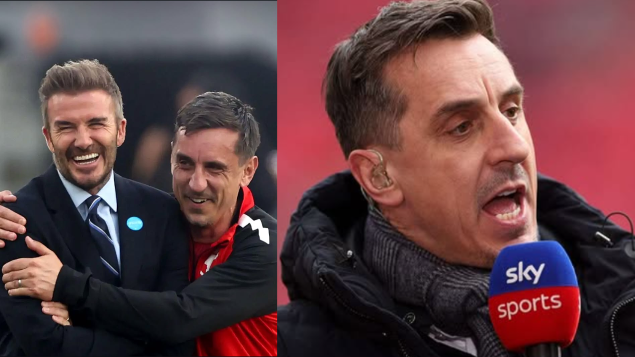 Beckham couldn't help making a cheeky comment as Gary Neville speaks out on Nottingham  Forest's ban | International Sports News - Times of India