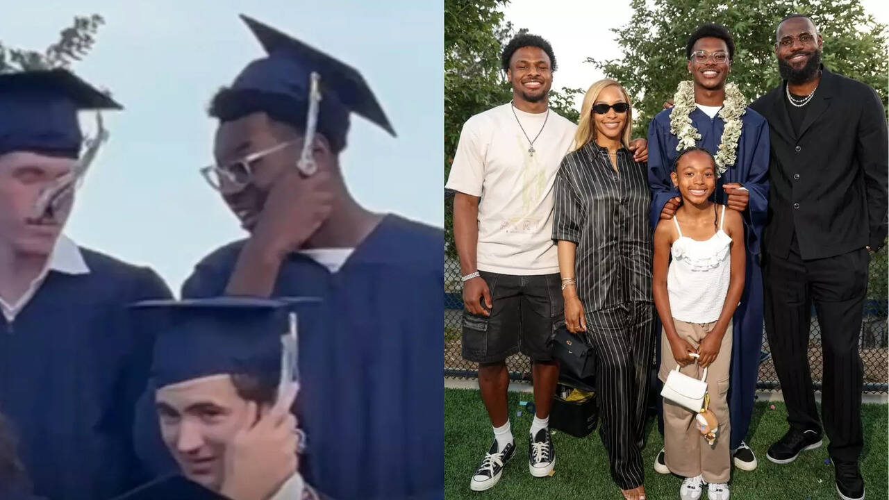 LEBRON JAMES CELEBRATES SON’S HIGH SCHOOL GRADUATION WITH FAMILY PRIDE