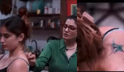 రాషా తడాని సీతాకోకచిలుక సిరా ఆమె మద్దతు స్తంభానికి ఒక మధురమైన నివాళి, ఆమె తల్లి, రవీనా టాండన్ | హిందీ మూవీ న్యూస్ – టైమ్స్ ఆఫ్ ఇండియా