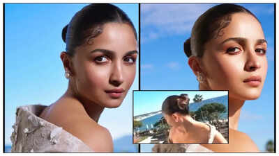Alia Bhatt gracefully wears a 'kaala teeka' at the Cannes 2025 red carpet debut: A classy solution to ward off the evil eye while posing elegantly