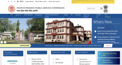 MPPSC Assistant Professor admit card 2025 released: Check direct link to download hall ticket here – Times of India