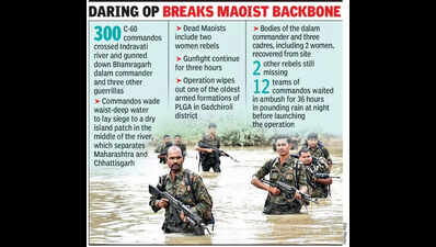 Bloody gunfight in Indravati river, 300 C60 commandos lay siege to island, wipe out oldest ‘dalam’