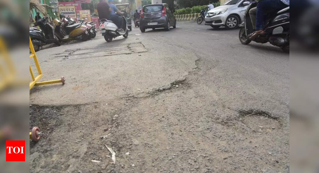 Nagpur Motorists Face Bumpy Ride on Rutted Central Avenue