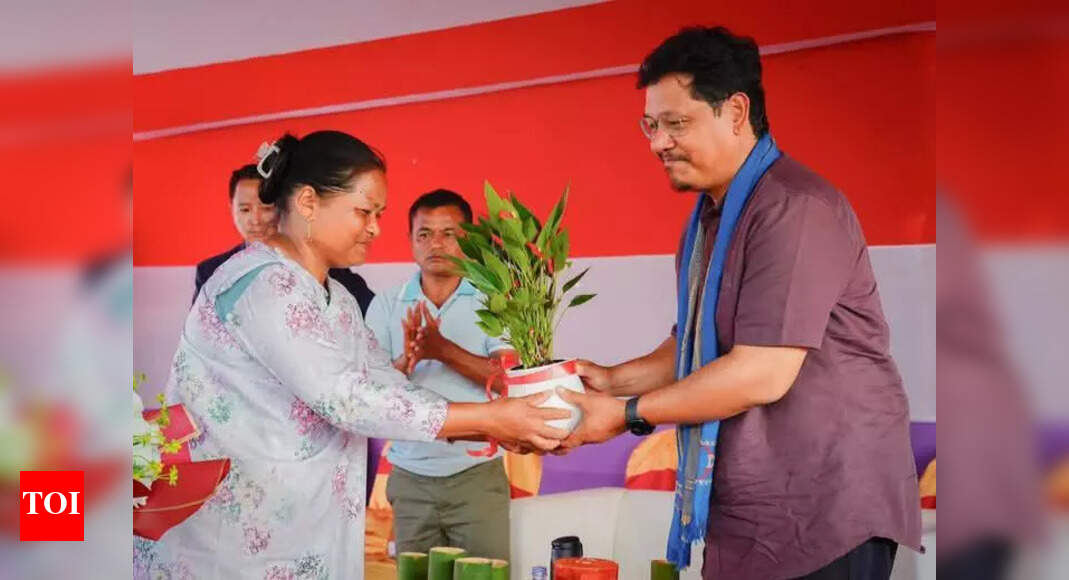 Meghalaya CM Plays Guitar at School, Repairs Transformer