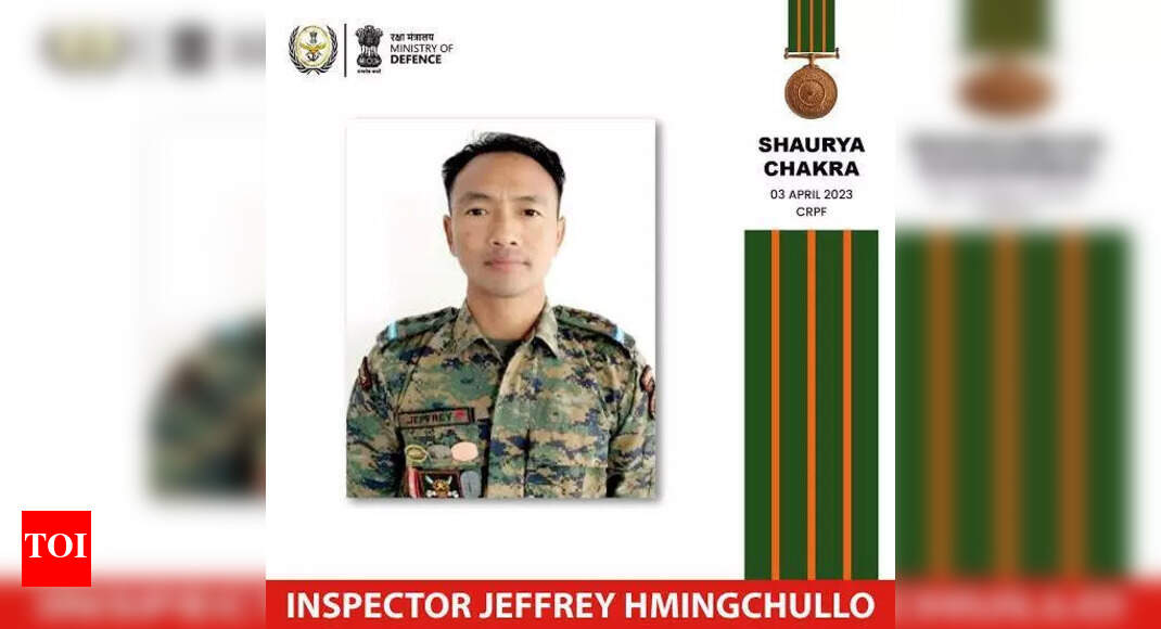 CRPF Inspector Awarded Shaurya Chakra, Honored by CM
