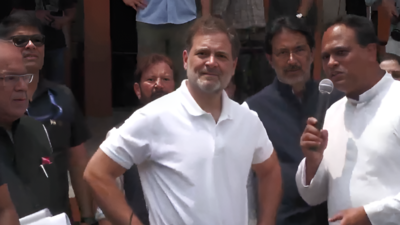 Rahul Gandhi visits J&K's Poonch, meets families affected by Pakistan shelling