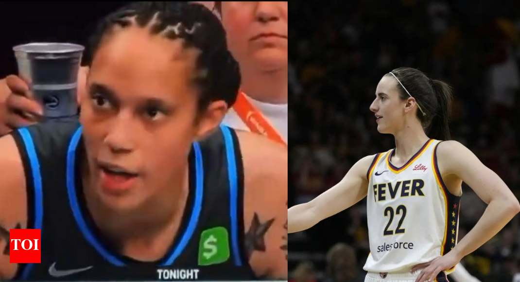 Caught on camera: Did Brittney Griner just drop a racial slur on Caitlin  Clark? | International Sports News - Times of India