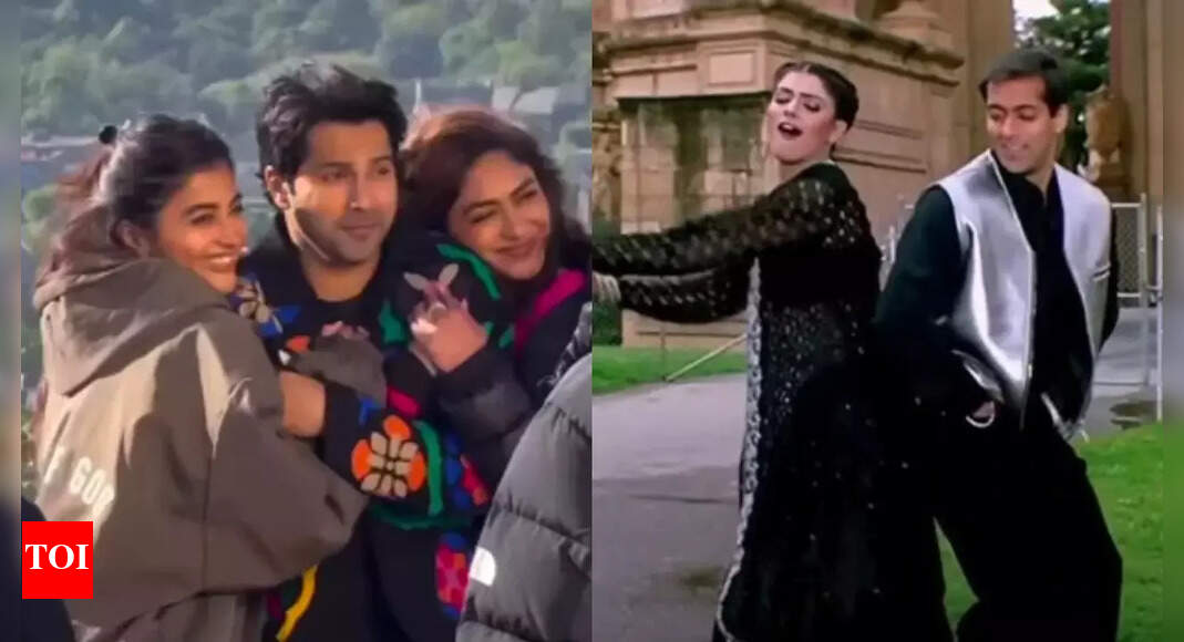 Varun Dhawan, Pooja Hegde, Mrunal Thakur’s leaked video recreating