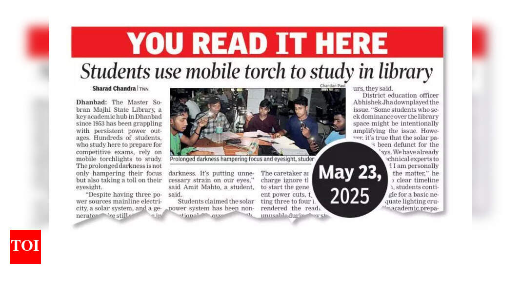 Library Power Restored After Report, Students Relieved