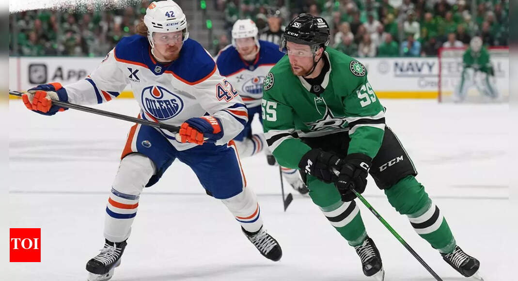 Oilers vs Stars tied 1-1 as Western Conference final heads to Edmonton for Game 3 | NHL News - Times of India