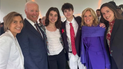 Joe Biden attends grandson's high school graduation in first public appearance since prostate cancer diagnosis