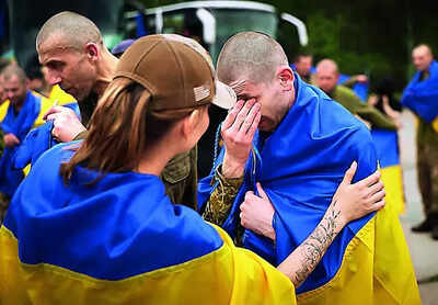 Russia, Ukraine swap prisoners hrs after massive attack on Kyiv