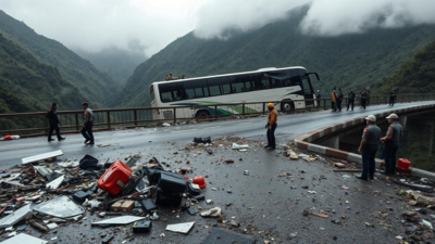 10 dead in Colombia university outing bus accident