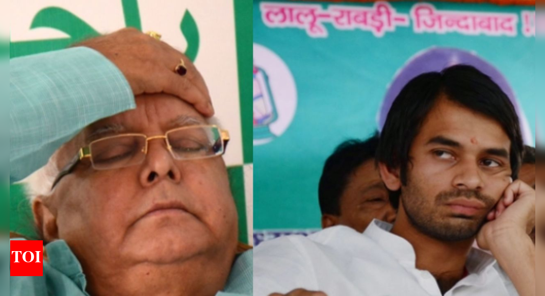 ‘No role in party or family, his public behaviour ... ’: Lalu’s 'parting' words on Tej Pratap