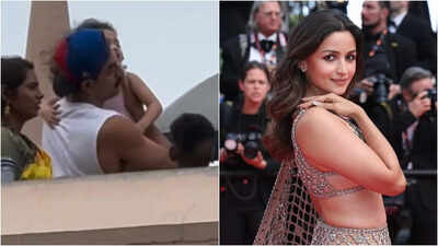 Ranbir Kapoor visits Mount Mary Church with daughter Raha in Mumbai as Alia Bhatt dazzles at Cannes 2025