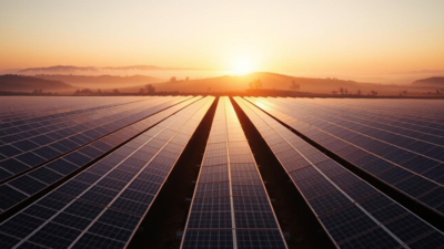 AI-generated image India’s renewable energy capacity triples in a decade, reaches 232 GW; eyes 500 GW by 2030