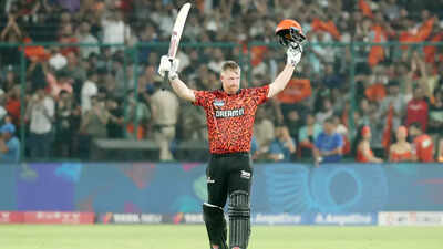 Heinrich Klassen's 37-ball century powers SRH to a thumping 110-run win over KKR