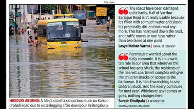 Broken infrastructure: Bengaluru’s traffic mayhem set to get worse when schools reopen