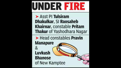 Two officers, 3 constables suspended for negligence in duties leading to murders, other crimes