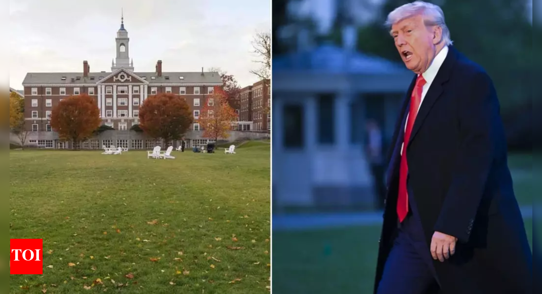 'They're 31% foreign and won't tell us who they are': Donald Trump on Harvard University row - Times of India