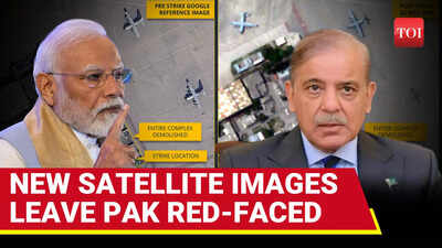 New Satellite Pics Show Damaged Pakistan Airbases After India's Operation Sindoor | Watch