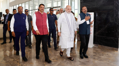 Amit Shah lays foundation stone for National Forensic Sciences University’s 11th campus at Kamptee in Nagpur