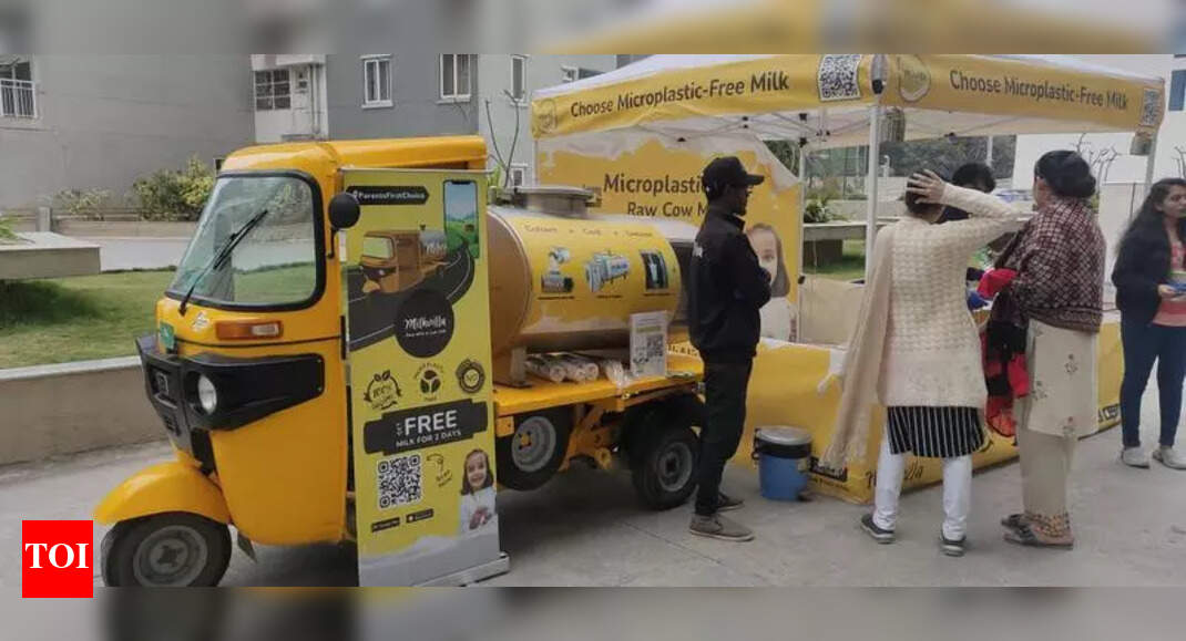 Startup redefining milk delivery with tech-driven, plastic-free system | Patna News - Times of India
