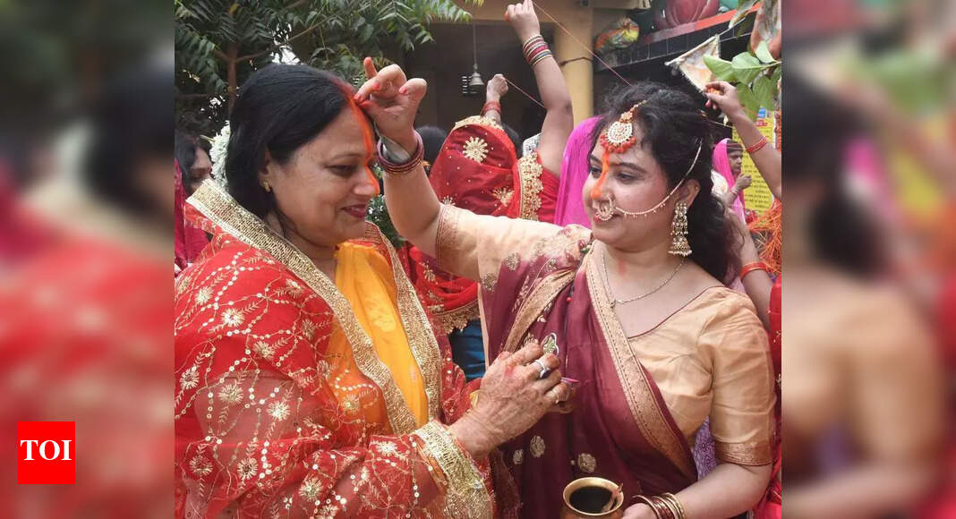 Women Observe Vat Savitri Vrat for Husbands' Well-being
