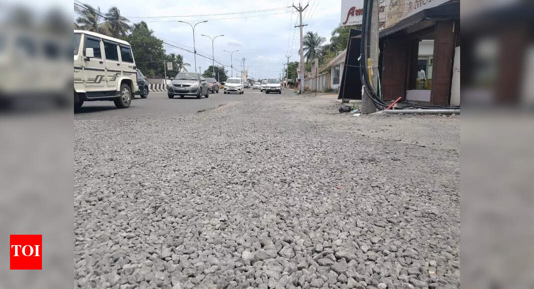 Bumpy Ride on East Coast Road Due to Road Work