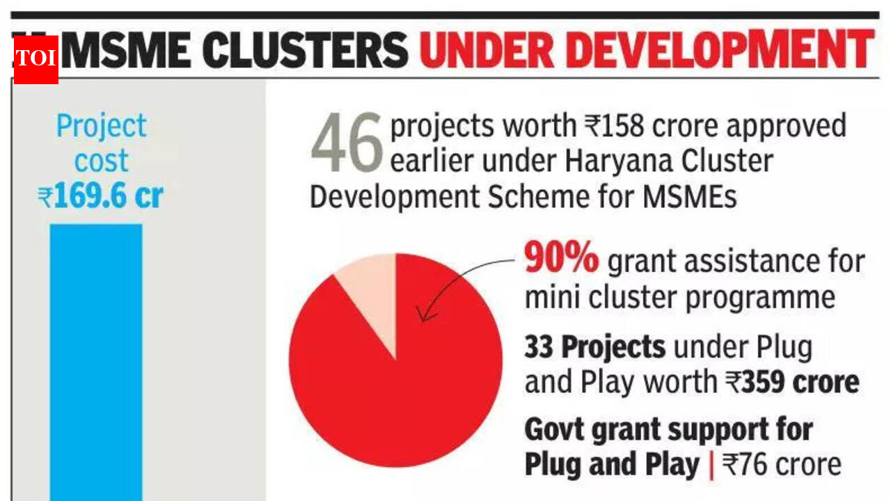 Haryana powers up MSME sectors with Rs 170 crore cluster development ...