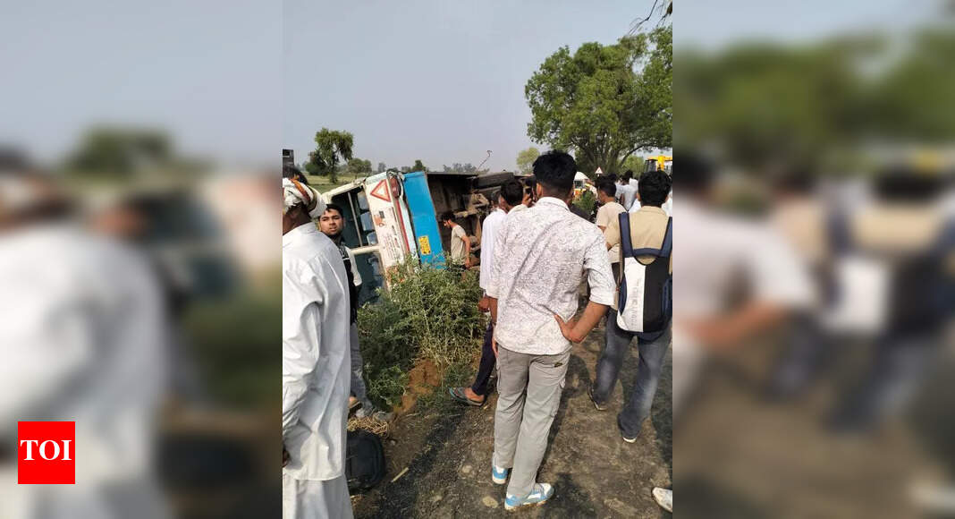 School Bus Conductor Dies After Being Crushed in Noida