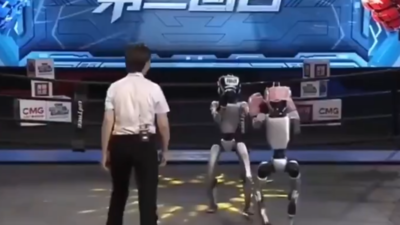  China hosts world’s first humanoid robot kickboxing match