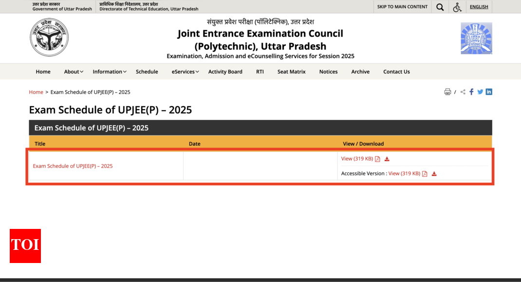 JEECUP 2025 revised exam schedule released: Check new dates for UPJEE CBT, answer key, and result here
