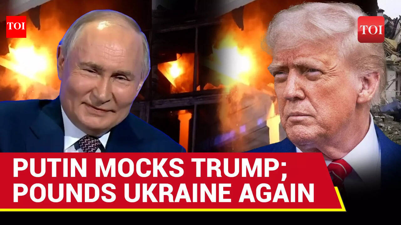 Russia Defies Trump; Launches One More Attack With 60 Drones On Ukraine ...
