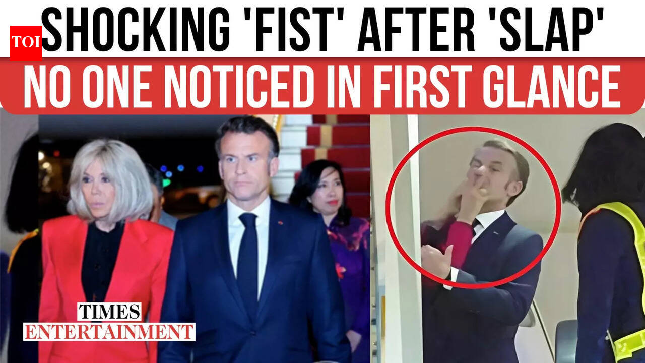 Macron's On-The-Spot Reaction To Wife's 'Slap' Decoded By Body Language ...