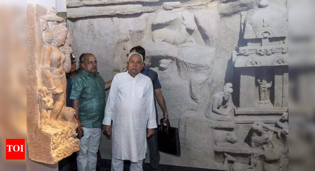 Bihar CM Inspects Heritage Tunnel Connecting Museums